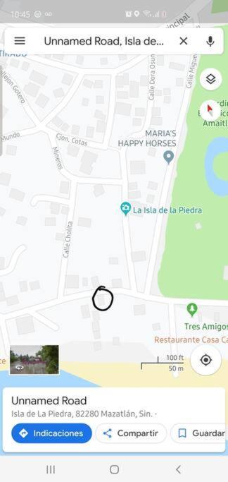 شقة Casa A Pie De Playa Isla De La Piedra ماساتلان المظهر الخارجي الصورة